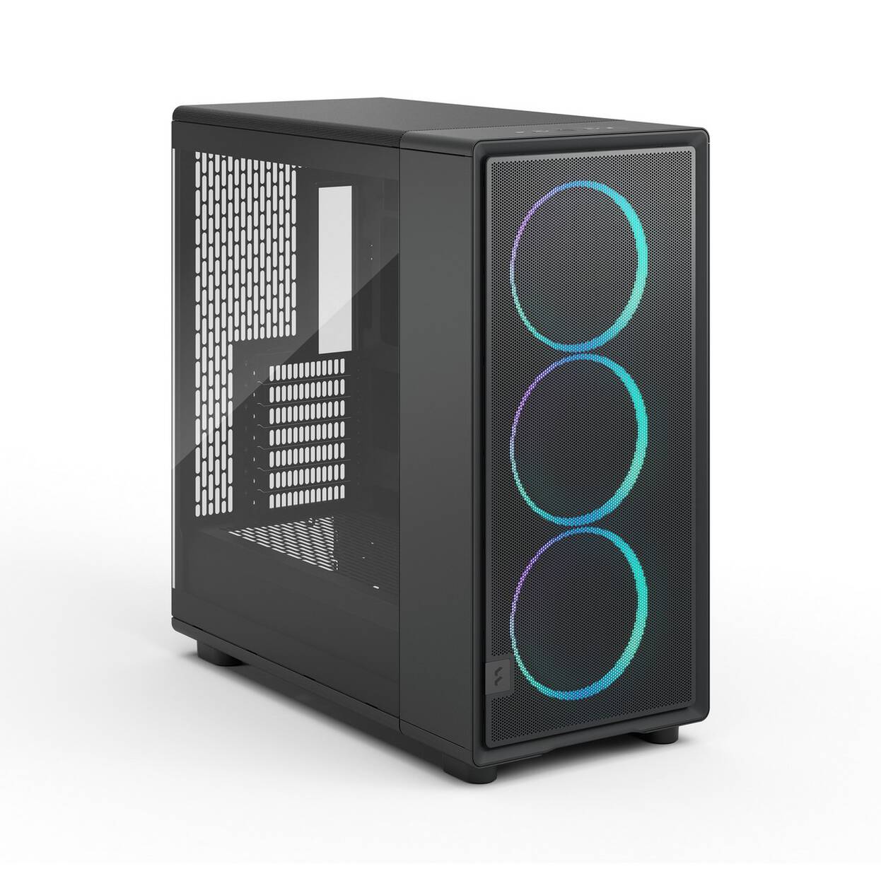 Fractal Design Epoch XL Black RGB TG Light Tint PC Case, Mid Tower, E-ATX, ARGB, Tempered Glass – Black