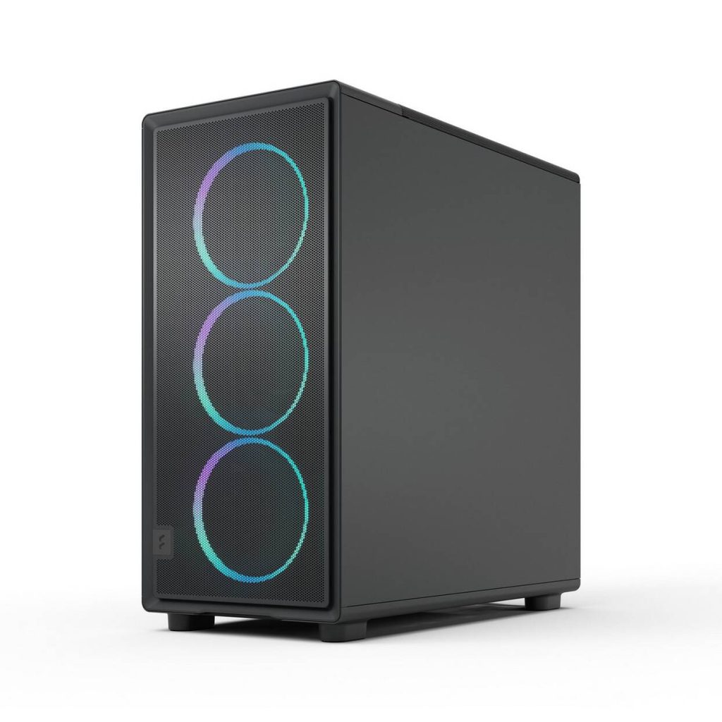 Fractal Design Epoch XL Black RGB TG Light Tint PC Case, Mid Tower, E-ATX, ARGB, Tempered Glass – Black