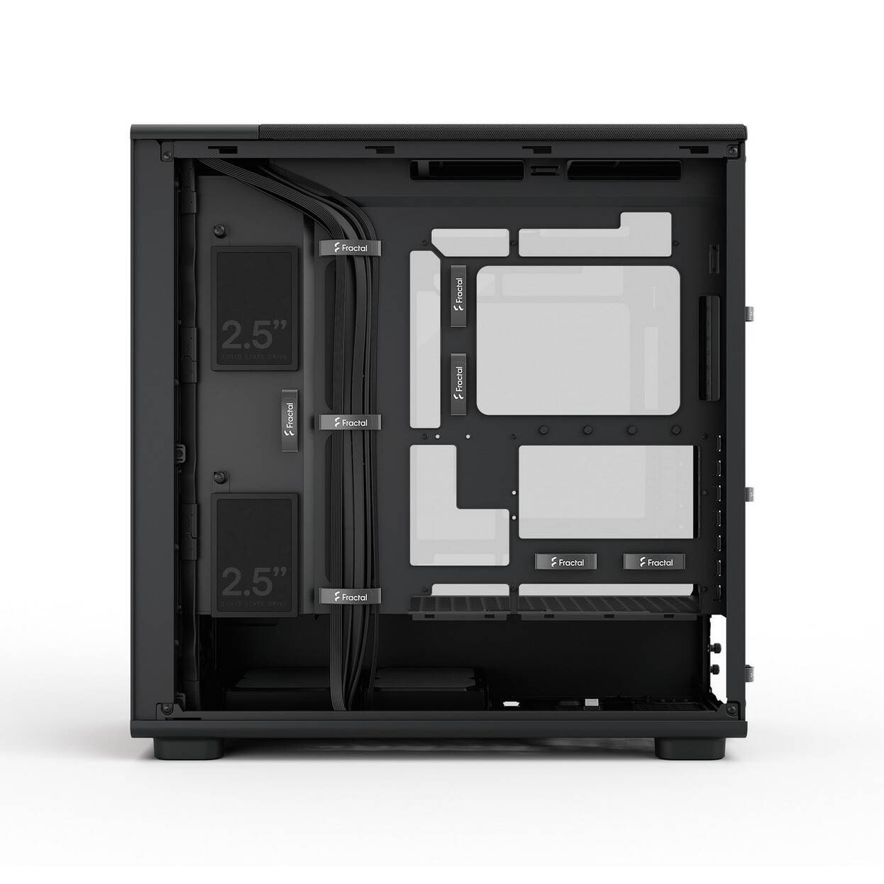 Fractal Design Epoch XL Black RGB TG Light Tint PC Case, Mid Tower, E-ATX, ARGB, Tempered Glass – Black
