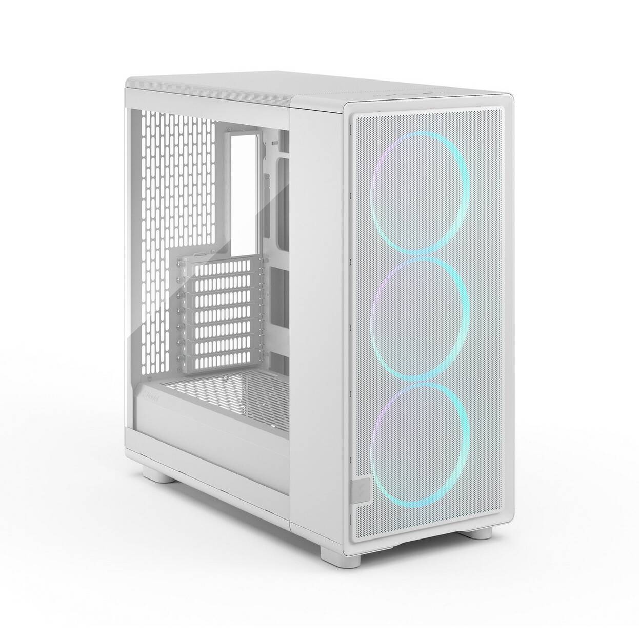 Fractal Design Epoch XL White RGB TG Clear Tint PC Case, Mid Tower, E-ATX, ARGB, Tempered Glass – white
