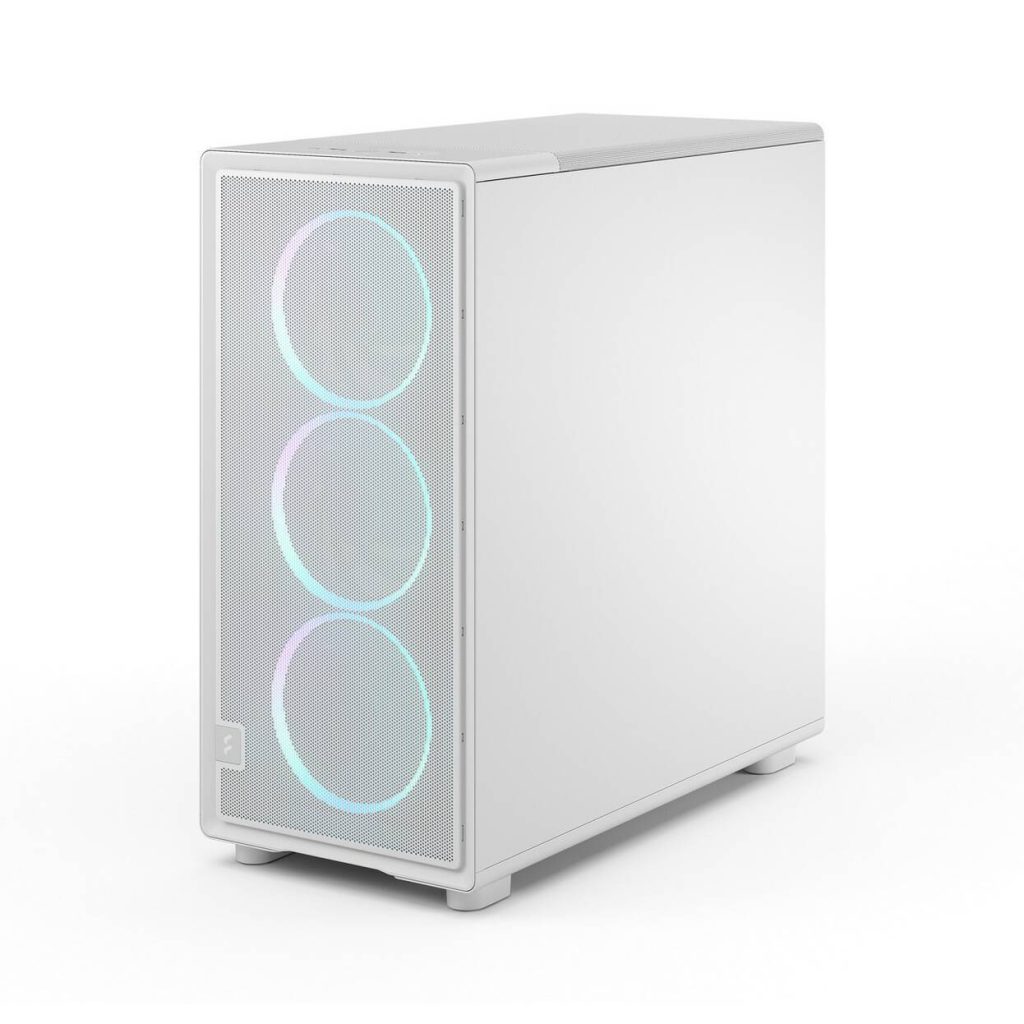 Fractal Design Epoch XL White RGB TG Clear Tint PC Case, Mid Tower, E-ATX, ARGB, Tempered Glass – white