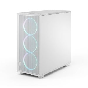 Fractal Design Epoch XL White RGB TG Clear Tint PC Case, Mid Tower, E-ATX, ARGB, Tempered Glass – white