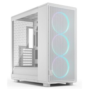 Fractal Design Epoch XL White RGB TG Clear Tint PC Case, Mid Tower, E-ATX, ARGB, Tempered Glass – white
