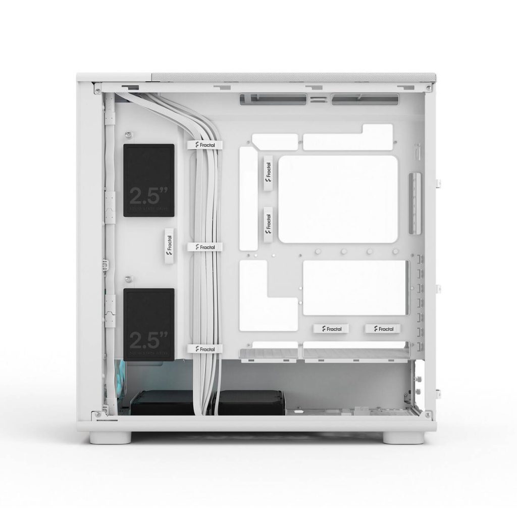 Fractal Design Epoch XL White RGB TG Clear Tint PC Case, Mid Tower, E-ATX, ARGB, Tempered Glass – white