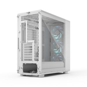 Fractal Design Epoch XL White RGB TG Clear Tint PC Case, Mid Tower, E-ATX, ARGB, Tempered Glass – white