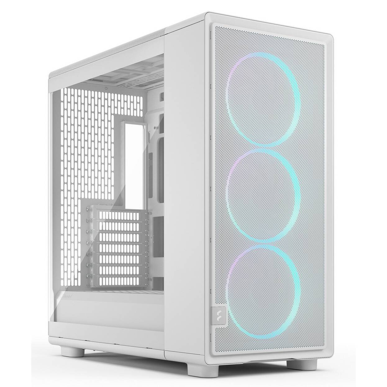 Fractal Design Epoch XL White RGB TG Clear Tint PC Case, Mid Tower, E-ATX, ARGB, Tempered Glass – white
