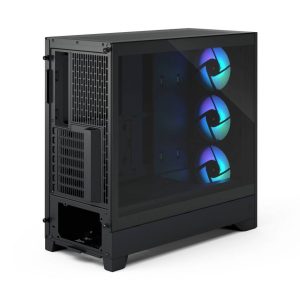 Fractal Design Pop 2 Air TG RGB PC Case, Mid Tower, ATX, Tempered Glass - including 3x 120mm RGB Fans, Black
