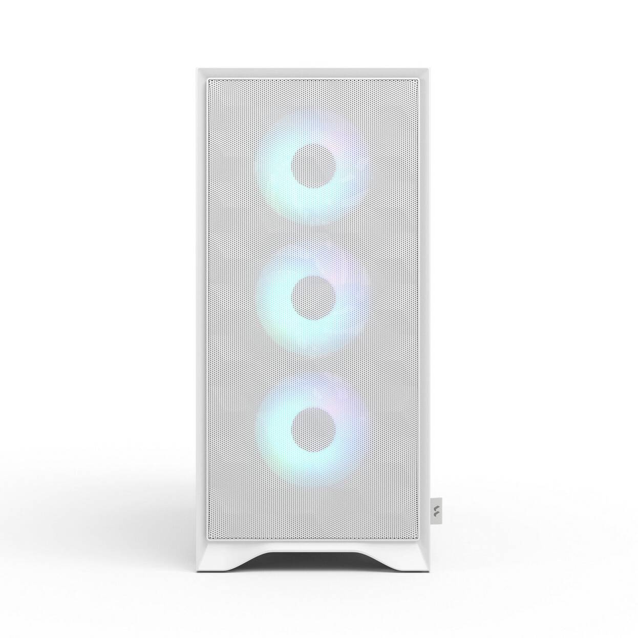 Fractal Design Pop 2 Air TG RGB PC Case, Mid Tower, ATX, Tempered Glass – including 3x 120mm RGB fans, white