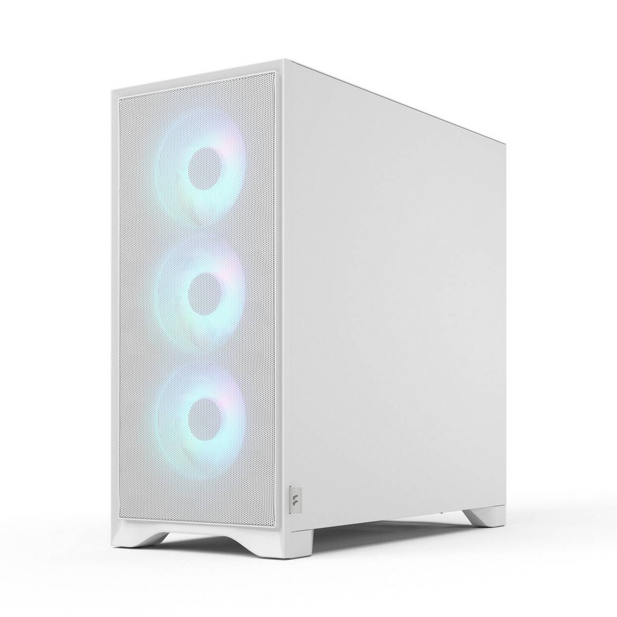 Fractal Design Pop 2 Air TG RGB PC Case, Mid Tower, ATX, Tempered Glass – including 3x 120mm RGB fans, white