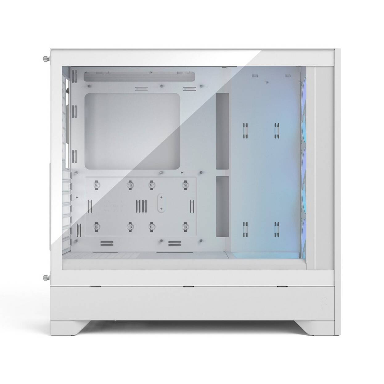 Fractal Design Pop 2 Air TG RGB PC Case, Mid Tower, ATX, Tempered Glass – including 3x 120mm RGB fans, white