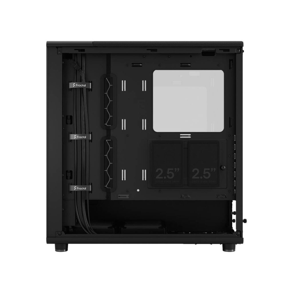 Fractal Design North Momentum Edition PC Case, Mid Tower, ATX, Tempered Glass - including 3x 120mm Fans, Black