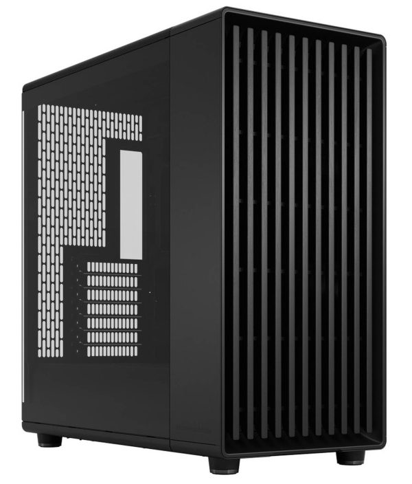 Fractal Design North XL Momentum Edition PC Case, Mid Tower, ATX, Tempered Glass – includes 3x Fans, black
