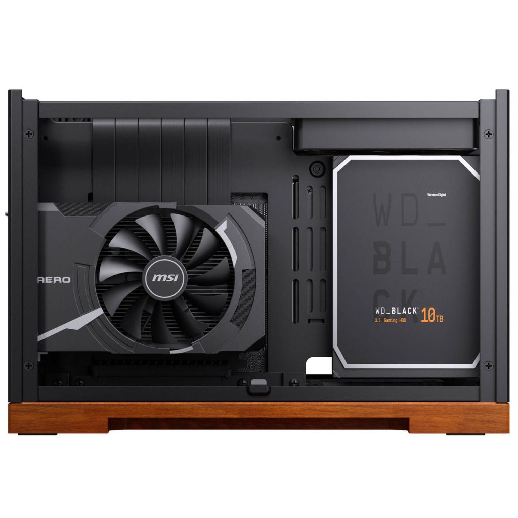 Jonsbo T9 PC Case, Mini Case, ITX, PCIe 5.0 Riser Cable - Black - B-Grade