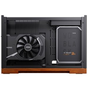 Jonsbo T9 PC Case, Mini Case, ITX, PCIe 5.0 Riser Cable - Black - B-Grade
