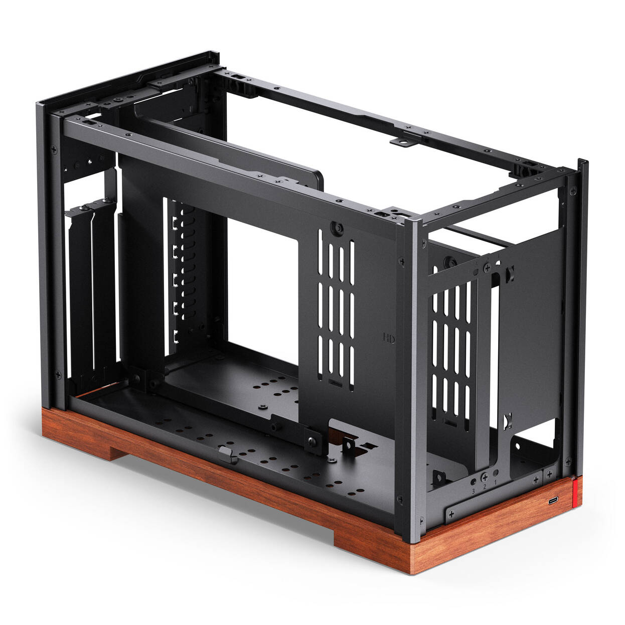 Jonsbo T9 PC Case, Mini Case, ITX, PCIe 5.0 Riser Cable - Black - B-Grade