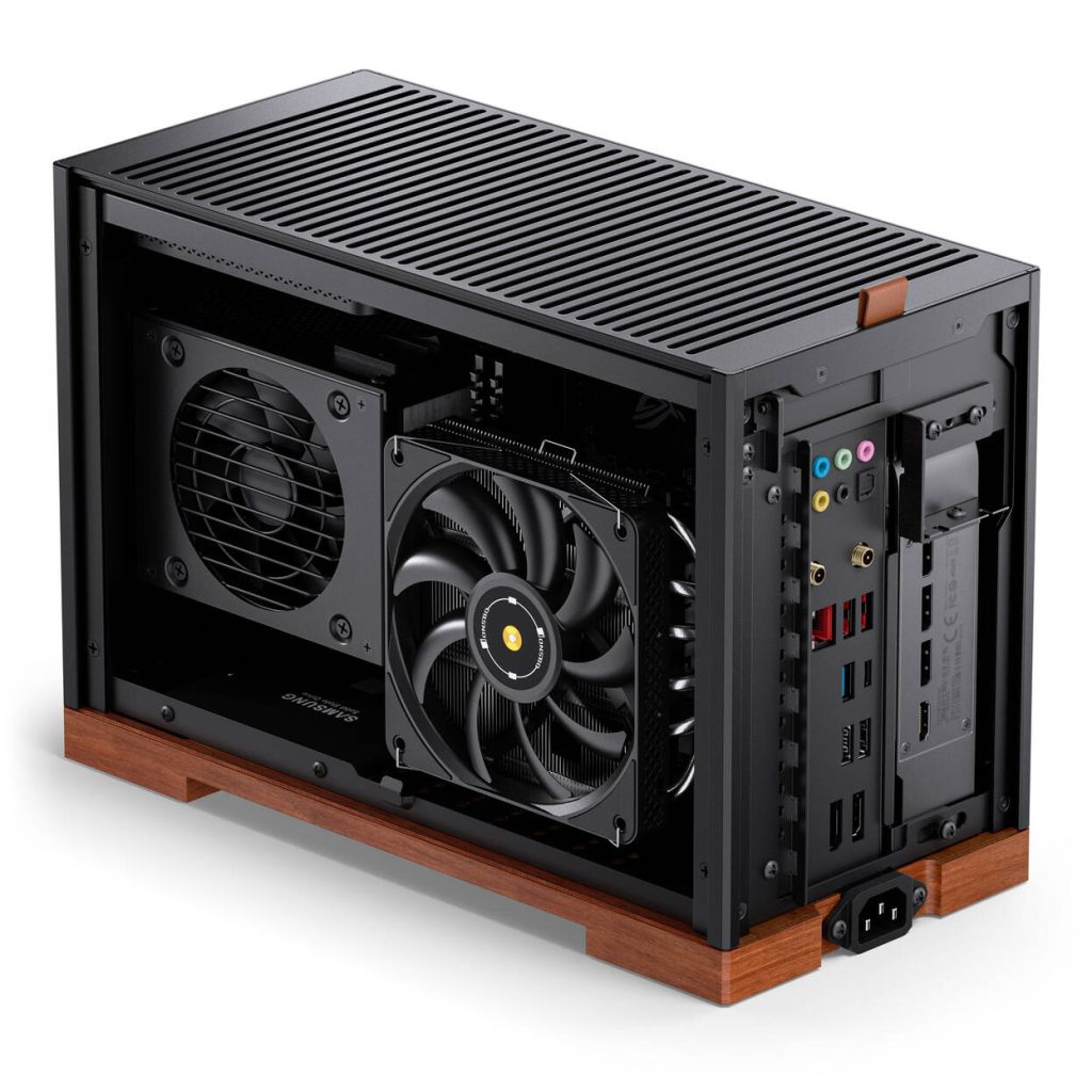Jonsbo T9 PC Case, Mini Case, ITX, PCIe 5.0 Riser Cable - Black - B-Grade