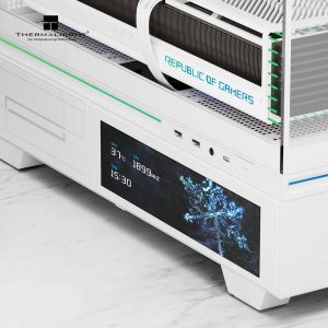 Thermalright TL-M10 Vision PC Case, Mini Case, mATX, RGB, Tempered Glass - white