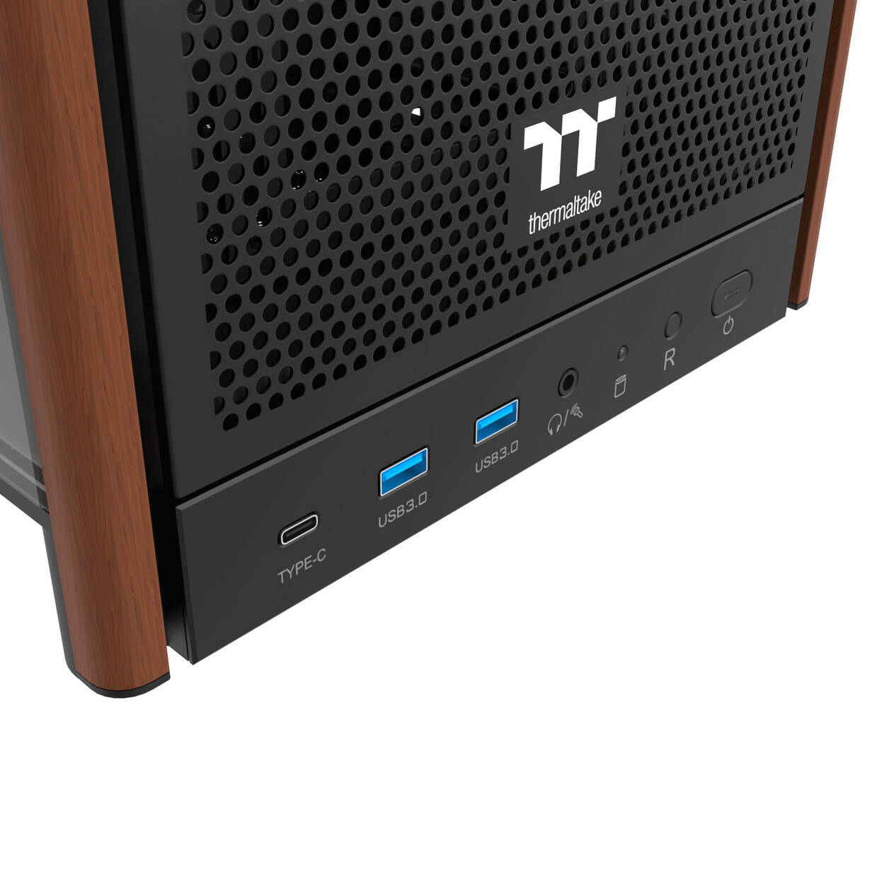Thermaltake S370 WS PC Case, Mid-Tower, E-ATX, Tempered Glass - black