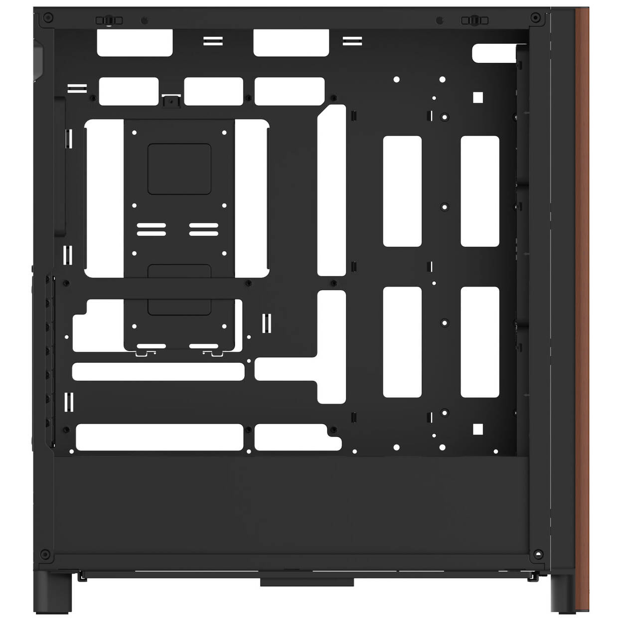 Thermaltake S370 WS PC Case, Mid-Tower, E-ATX, Tempered Glass - black