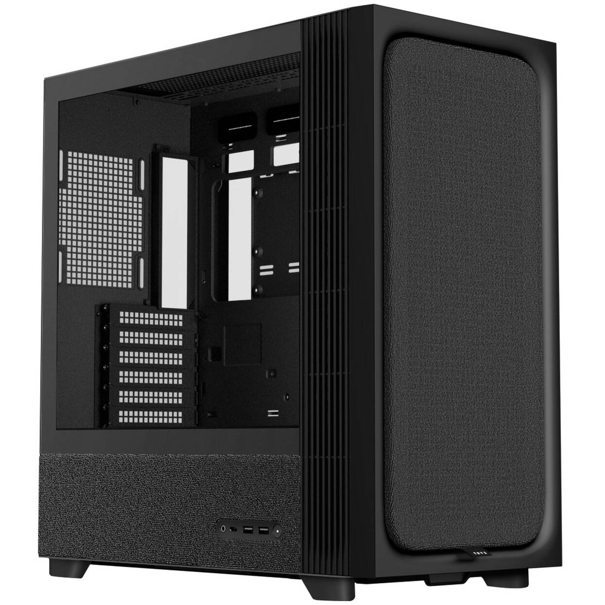 TRYX FLOVA F50 PC Case, ATX, Tempered Glass - Black : image 1