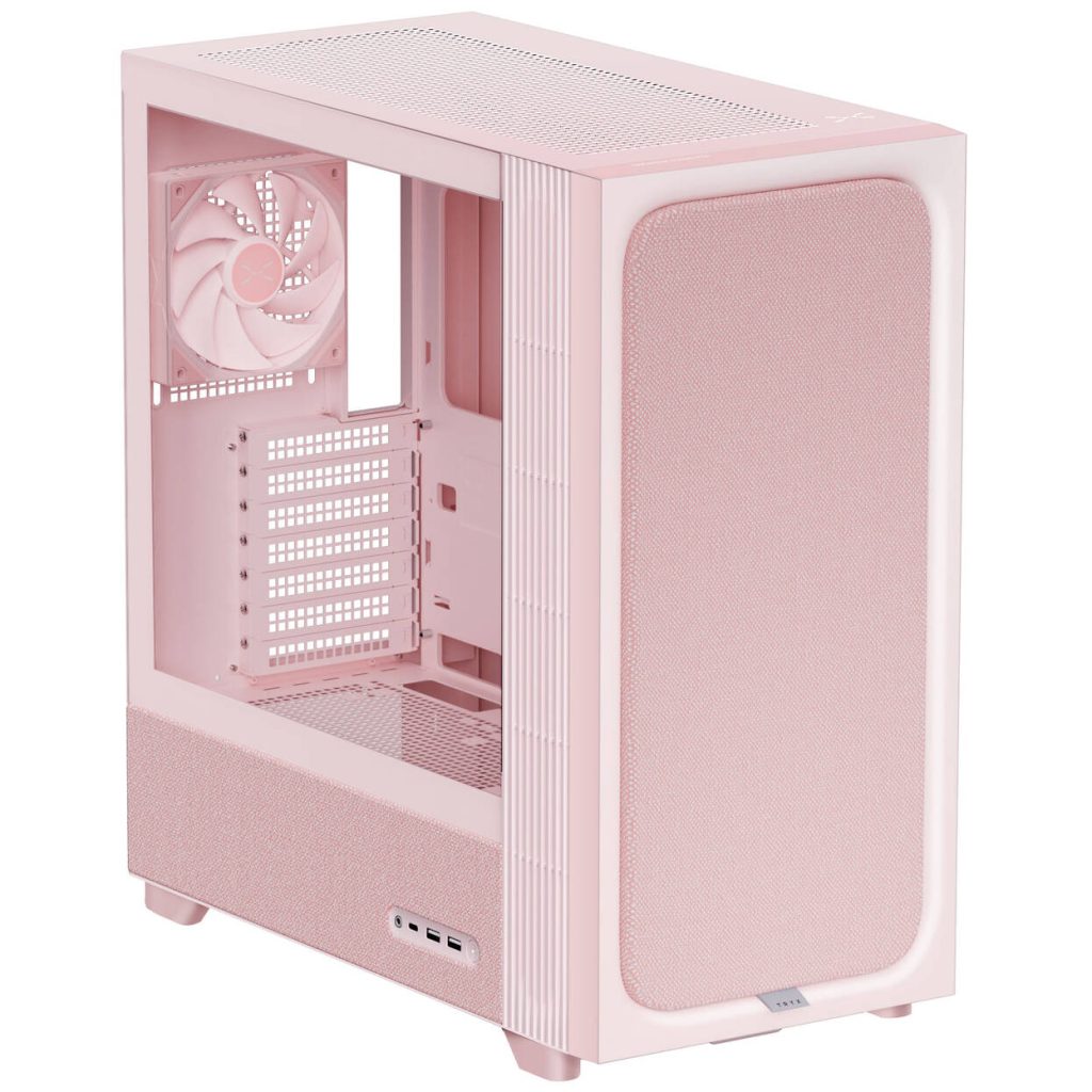 TRYX FLOVA F50 PC Case, ATX, Tempered Glass - Pink : image 2
