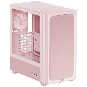 TRYX FLOVA F50 PC Case, ATX, Tempered Glass - Pink : image 2