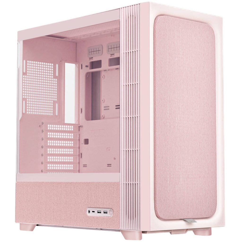 TRYX FLOVA F50 PC Case, ATX, Tempered Glass - Pink : image 1
