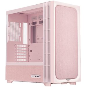 TRYX FLOVA F50 PC Case, ATX, Tempered Glass - Pink : image 1
