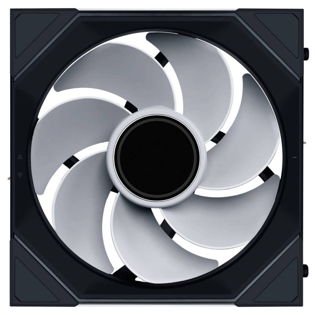 Lian Li UNI FAN SL-INF Wireless Fan, Reverse Blade, ARGB, PWM - 140mm, Black