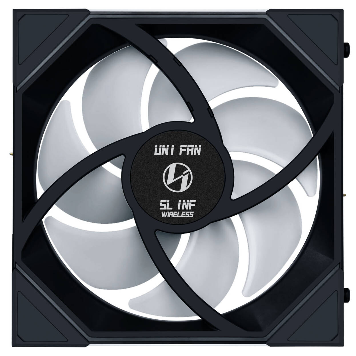 Lian Li UNI FAN SL-INF Wireless Fan, Reverse Blade, ARGB, PWM - 140mm, Black