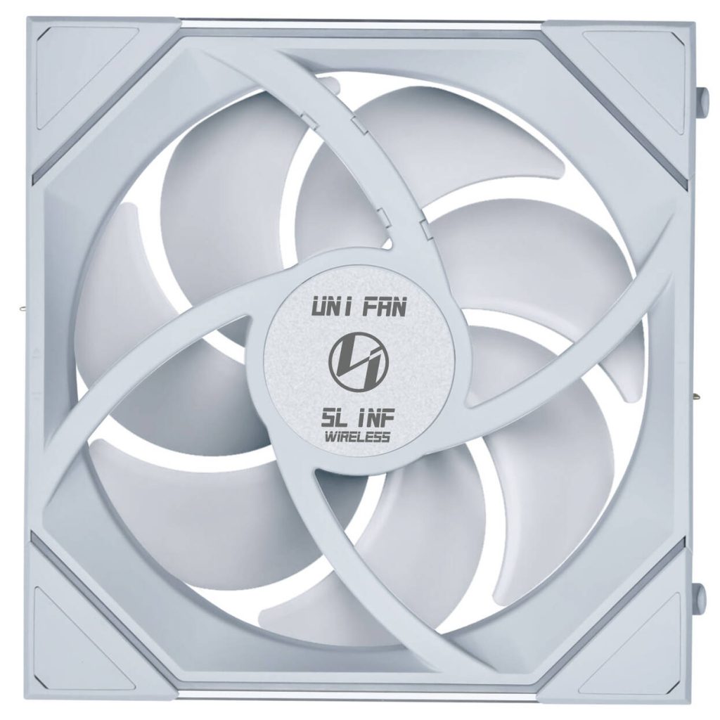 Lian Li UNI FAN SL-INF Wireless Fan, ARGB, PWM - Reverse Blade, 140mm, white