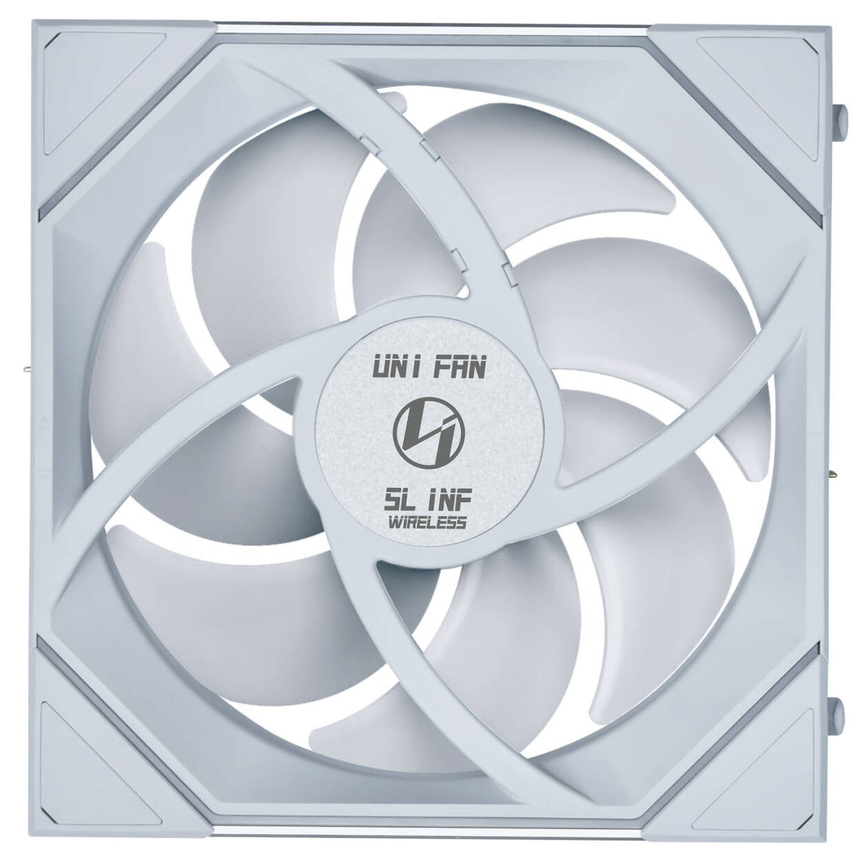 Lian Li UNI FAN SL-INF Wireless Fan, ARGB, PWM - Reverse Blade, 140mm, white