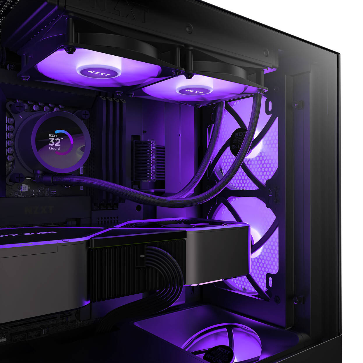 NZXT F120 RGB Core PWM Fan - 120mm, black