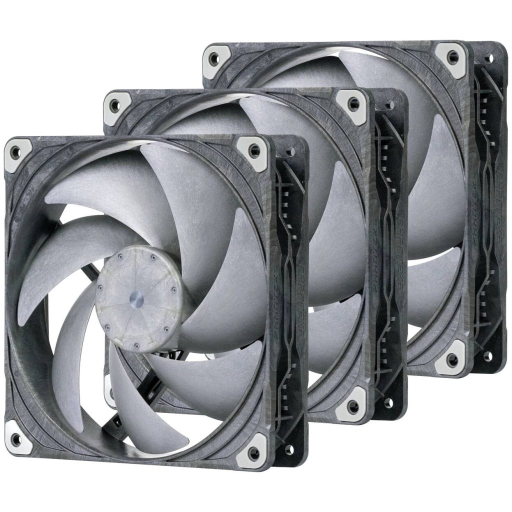 Phanteks T30 PWM 140mm Fan, Pack of 3 - Black