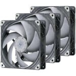 Phanteks T30 PWM 140mm Fan, Pack of 3 - Black