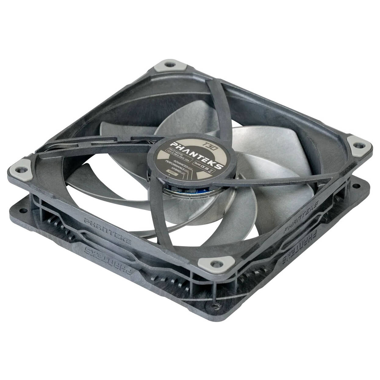 Phanteks T30 PWM 140mm Fan, Pack of 3 - Black