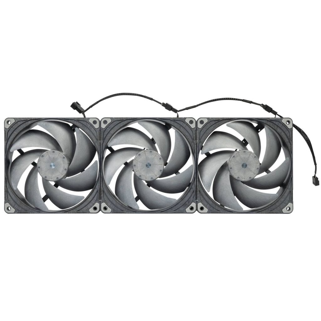 Phanteks T30 PWM 140mm Fan, Pack of 3 - Black