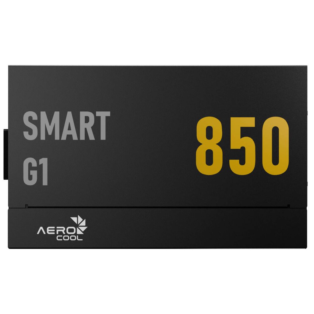 AeroCool Smart G1 80 PLUS Gold Power Supply, PCIe 5.1, ATX 3.1 - 850 Watt, black