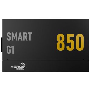 AeroCool Smart G1 80 PLUS Gold Power Supply, PCIe 5.1, ATX 3.1 - 850 Watt, black