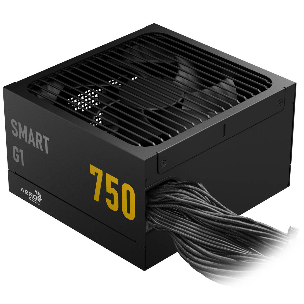 AeroCool Smart G1 80 PLUS Gold Power Supply, PCIe 5.1, ATX 3.1 - 750 Watt, black