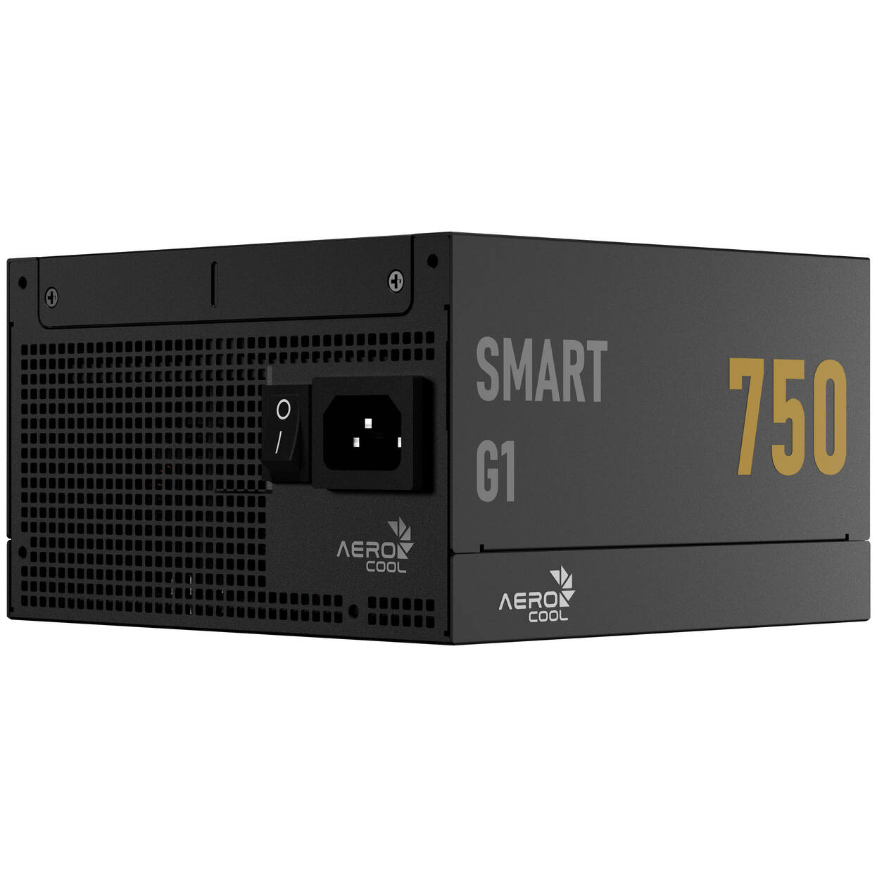 AeroCool Smart G1 80 PLUS Gold Power Supply, PCIe 5.1, ATX 3.1 - 750 Watt, black