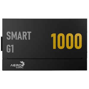 AeroCool Smart G1 80 PLUS Gold Power Supply, PCIe 5.1, ATX 3.1 - 1000 Watt, black