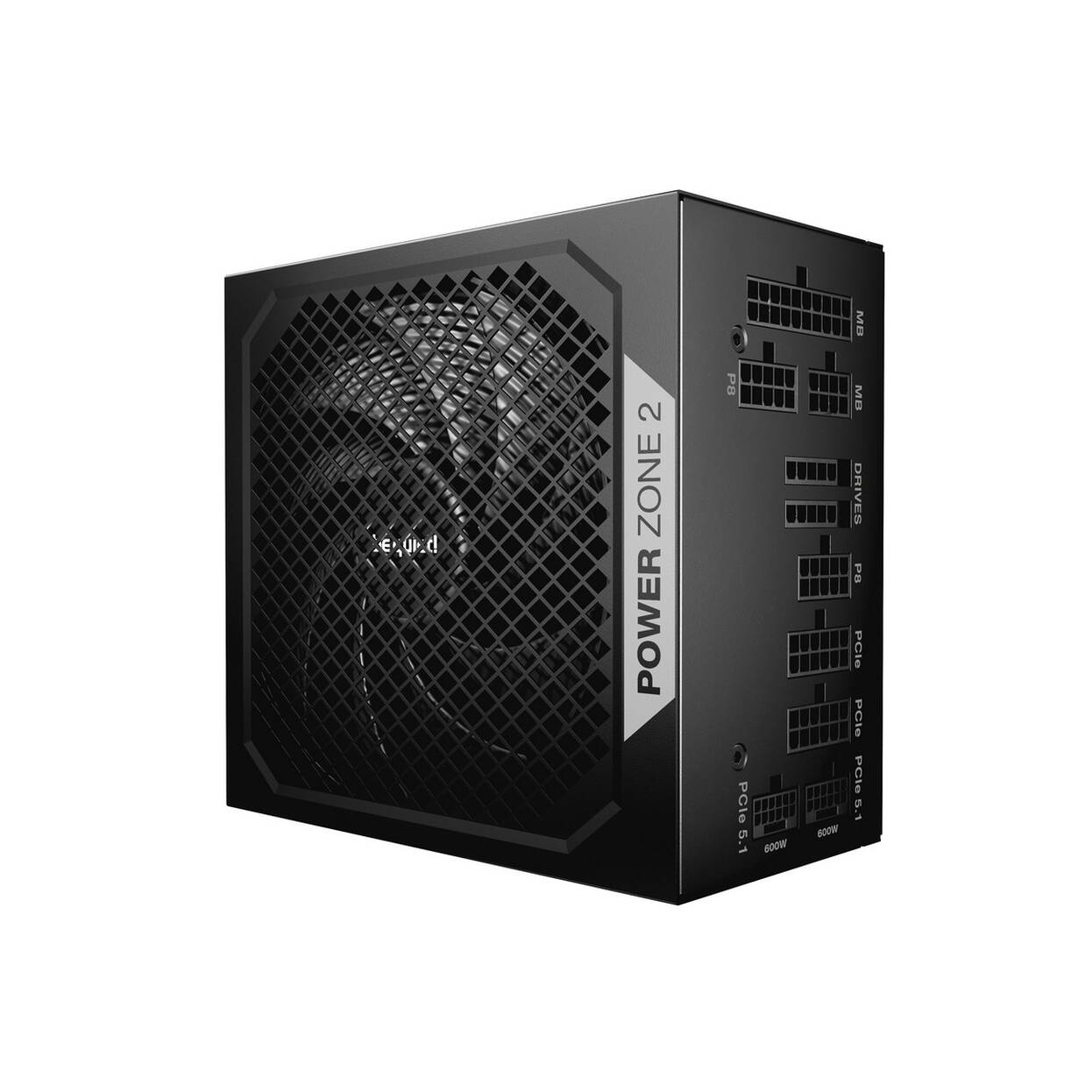 be quiet! Power Zone 2 80 PLUS Platinum power supply, fully modular, ATX 3.1, PCIe 5.1 - 1,200 watts, black
