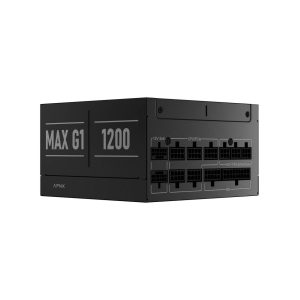APNX MAX G1 1,200W 80 PLUS Gold Power Supply, ATX 3.1, PCIe 5.1, Fully Modular, Compact - 1,200 Watts, Black
