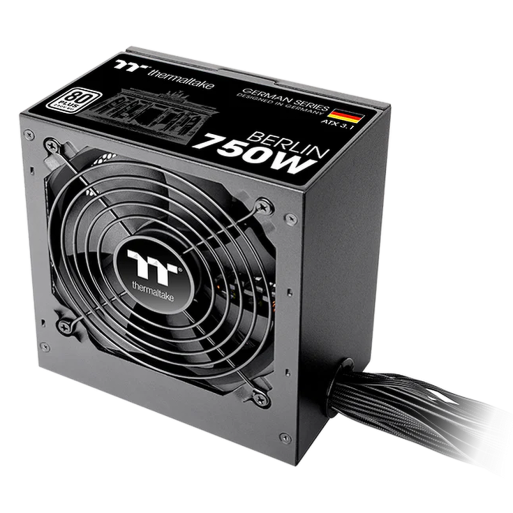 Thermaltake Berlin 80 PLUS Power Supply, ATX 3.1 - 750 W, black