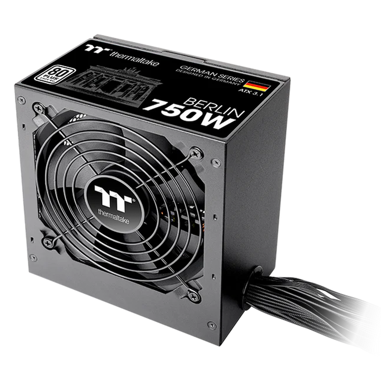 Thermaltake Berlin 80 PLUS Power Supply, ATX 3.1 - 750 W, black