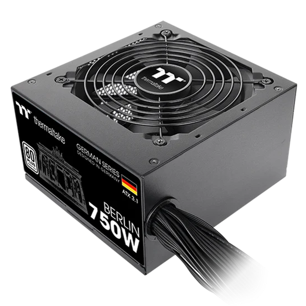 Thermaltake Berlin 80 PLUS Power Supply, ATX 3.1 - 750 W, black