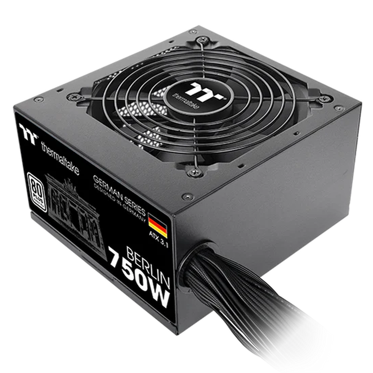 Thermaltake Berlin 80 PLUS Power Supply, ATX 3.1 - 750 W, black