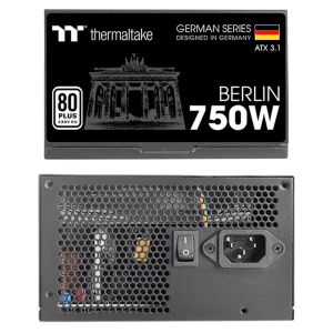 Thermaltake Berlin 80 PLUS Power Supply, ATX 3.1 - 750 W, black