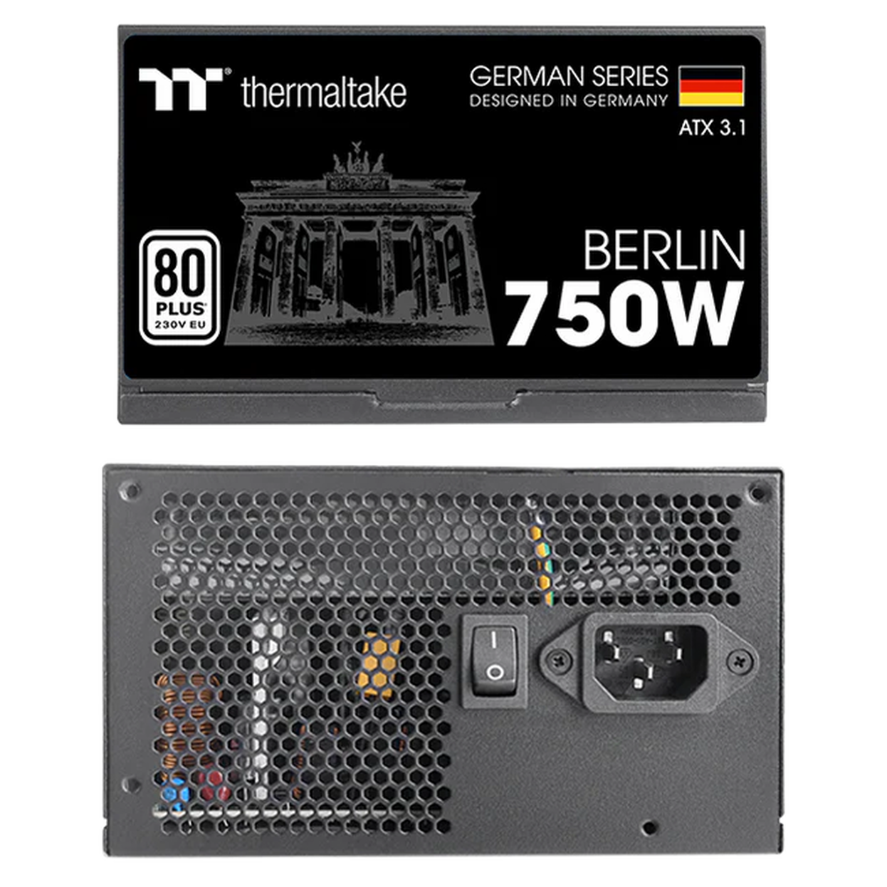 Thermaltake Berlin 80 PLUS Power Supply, ATX 3.1 - 750 W, black